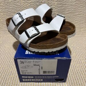 Birkenstock - Arizona White Size 36 Regular Width